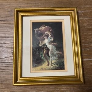 “The Storm” framed print